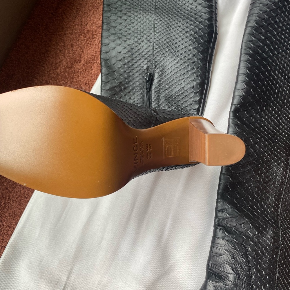 Vince Dempsey Python Leather Boot Otk - image 3